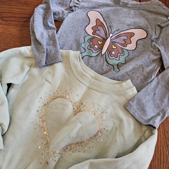 Girls 3T Long Sleeve Shirt Bundle Lot - Picture 2 of 3